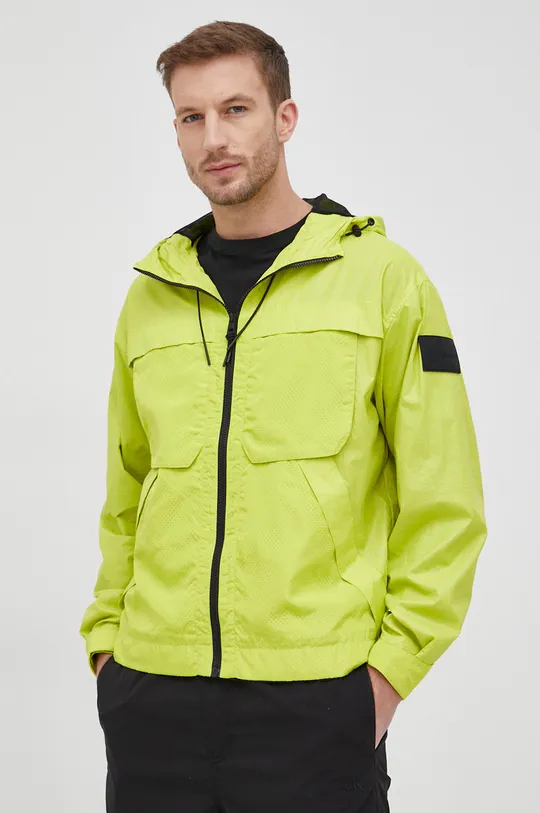 żółto - zielony Calvin Klein Jeans kurtka J30J320268.PPYY Męski