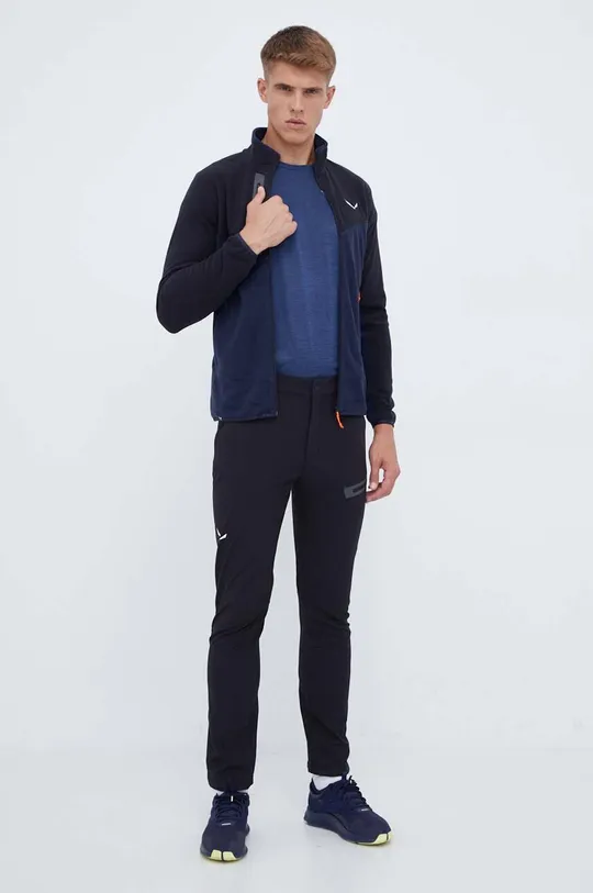 Αθλητική μπλούζα Salewa Paganella σκούρο μπλε
