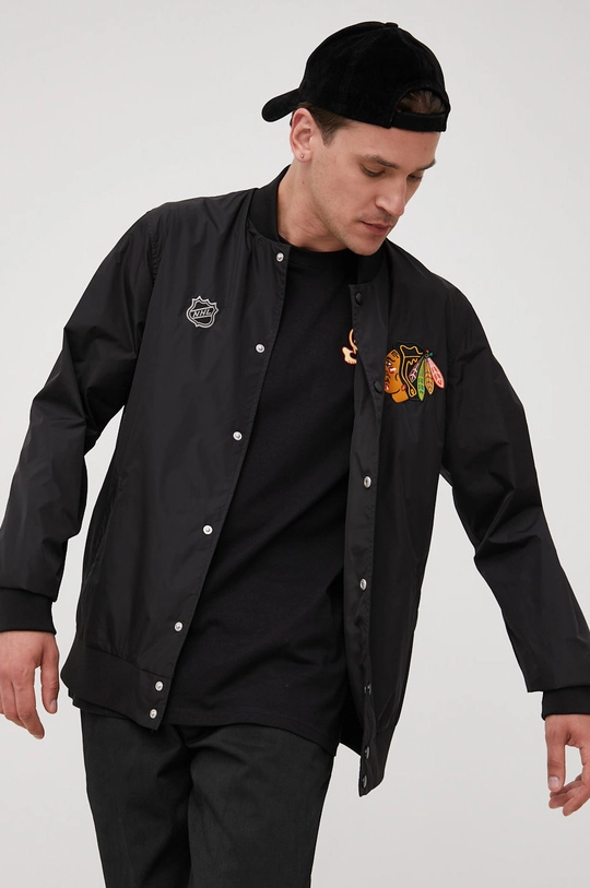 μαύρο Μπουφάν bomber 47brand Mlb Chicago Blackhawks