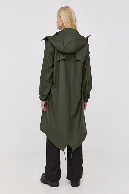 Rains rain jacket 18140 Fishtail Parka green color | buy on PRM