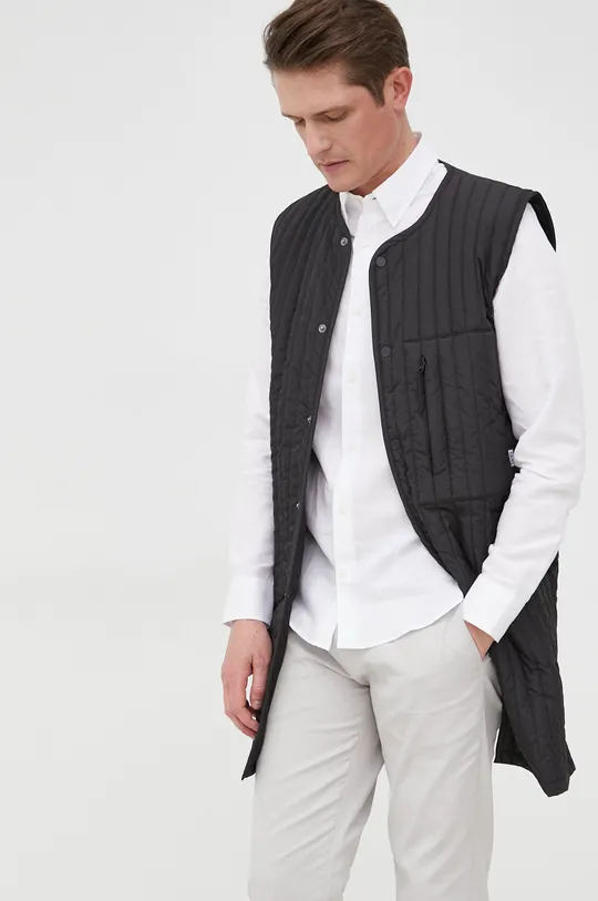 Rains vest 18600 Long Liner Vest  Insole: 100% Nylon Filling: 100% Polyester Basic material: 100% Polyester