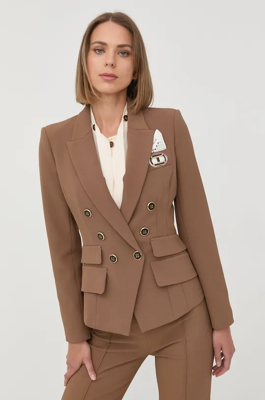 коричневий Піджак Elisabetta Franchi Жіночий