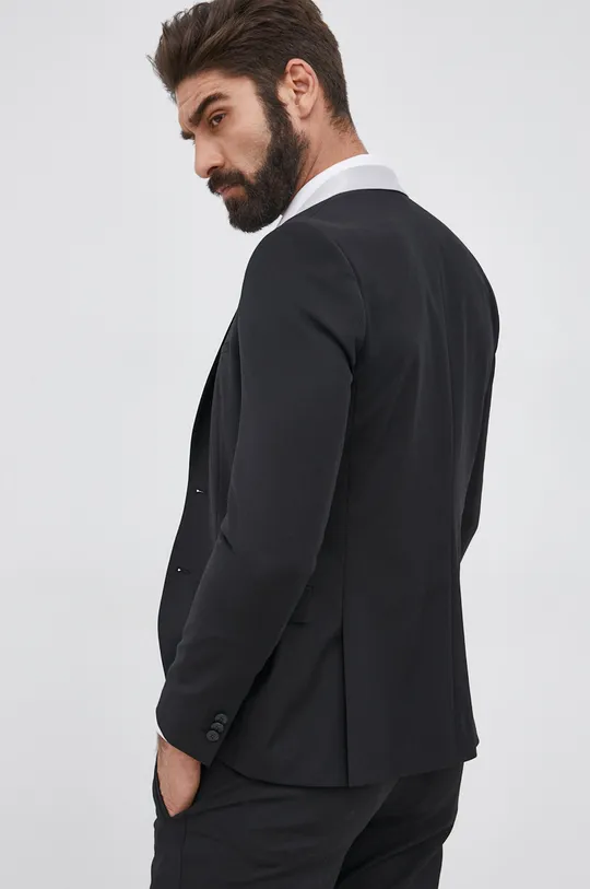 Шерстяной пиджак Hugo  Подкладка: 36% Полиэстер, 64% Вискоза Основной материал: 3% Эластан, 21% Полиэстер, 76% Новая шерсть