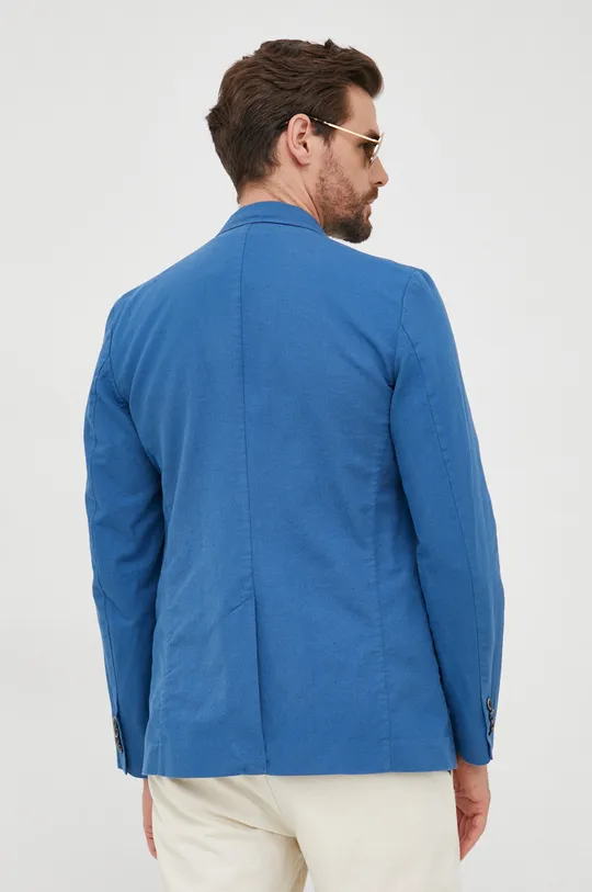 Пиджак с примесью льна Sisley  Основной материал: 75% Хлопок, 25% Лен Подкладка: 100% Хлопок
