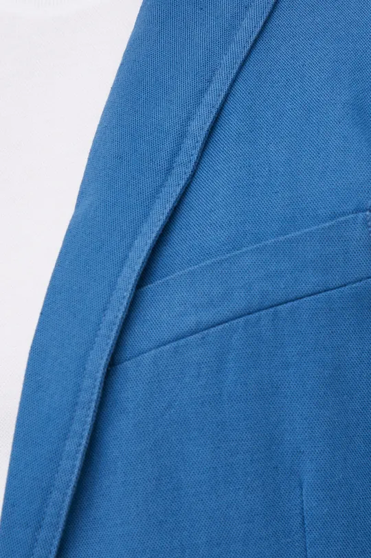 блакитний Піджак з домішкою льону Sisley