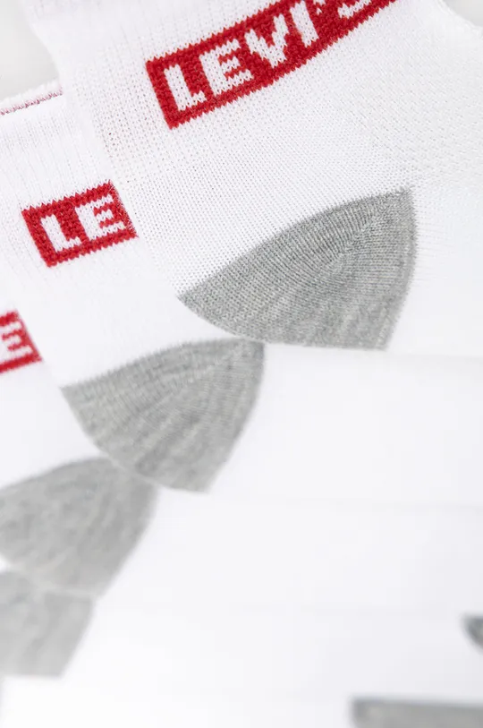Levi's - Παιδικές κάλτσες (6-pack) λευκό