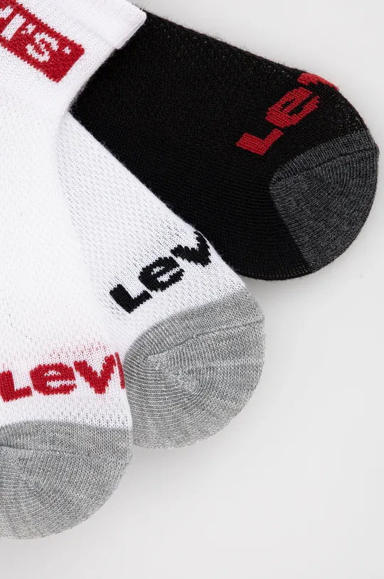 Detské ponožky Levi's sivá