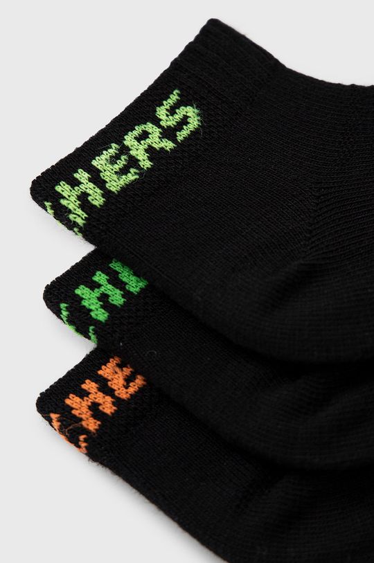 Detské ponožky Skechers (3-pak) čierna