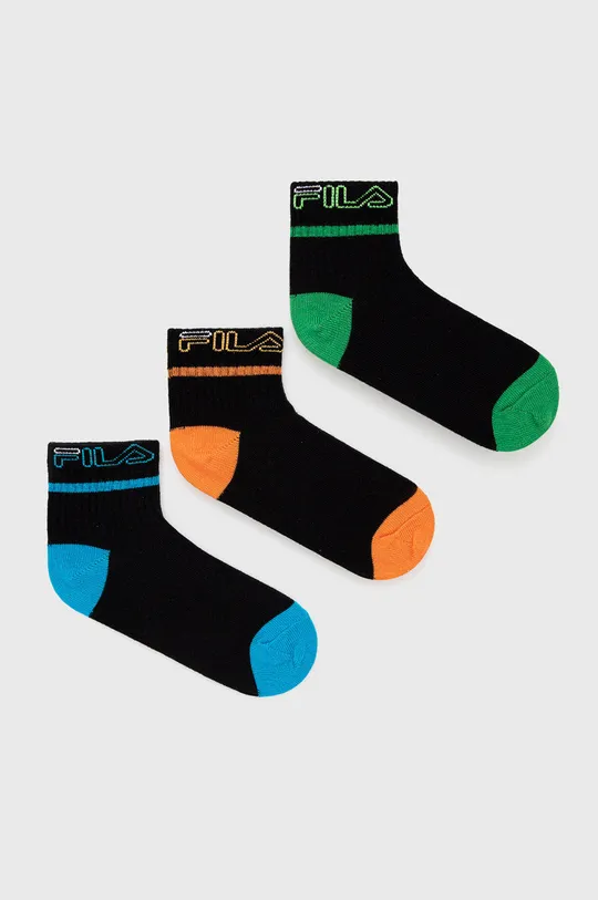 μαύρο Παιδικές κάλτσες Fila(3-pack) Για αγόρια