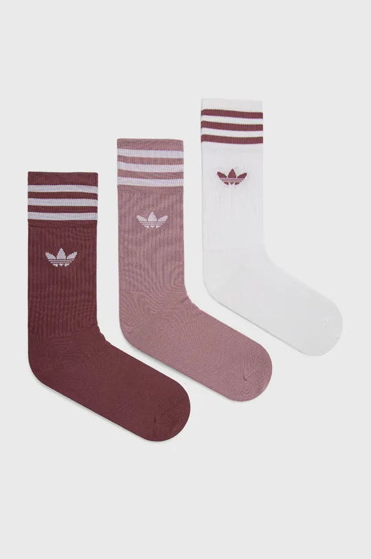 ροζ Κάλτσες adidas Originals (3-pack) Γυναικεία