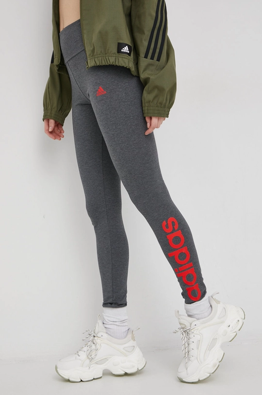 szary adidas Legginsy HD1770 Damski