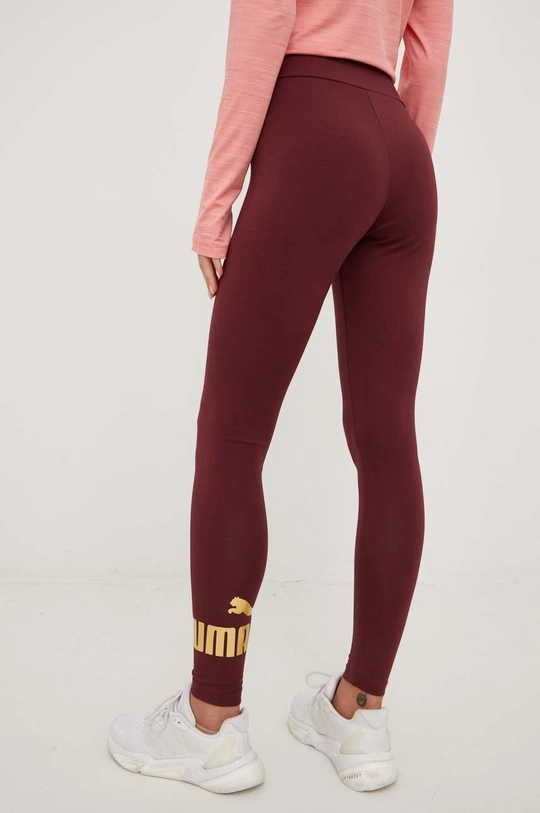 burgundia Puma legging Essentials+ Metallic