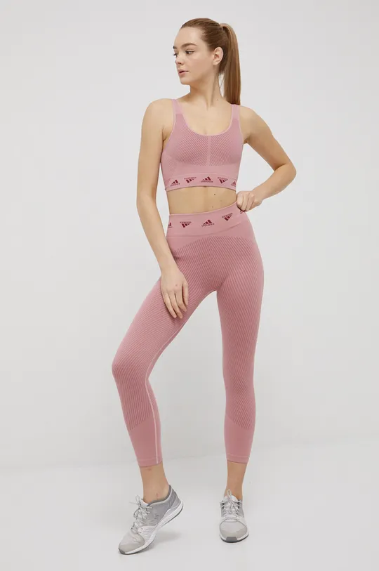 adidas Performance pajkice za vadbo roza