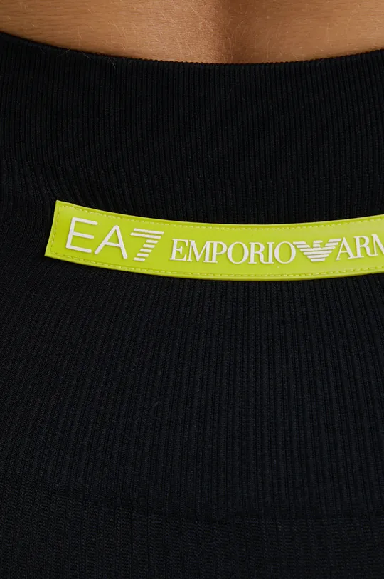 czarny EA7 Emporio Armani legginsy Training 3LTP51.TJDGZ