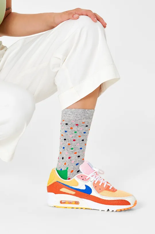 γκρί Κάλτσες Happy Socks Γυναικεία