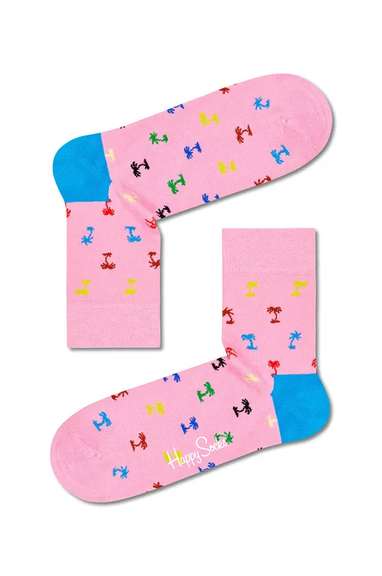 ružová Ponožky Happy Socks Unisex