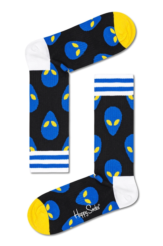 μαύρο Κάλτσες Happy Socks Γυναικεία