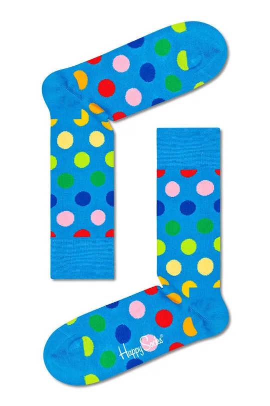 Happy Socks skarpetki Colorful Classics (4-pack) 86 % Bawełna, 2 % Elastan, 12 % Poliamid