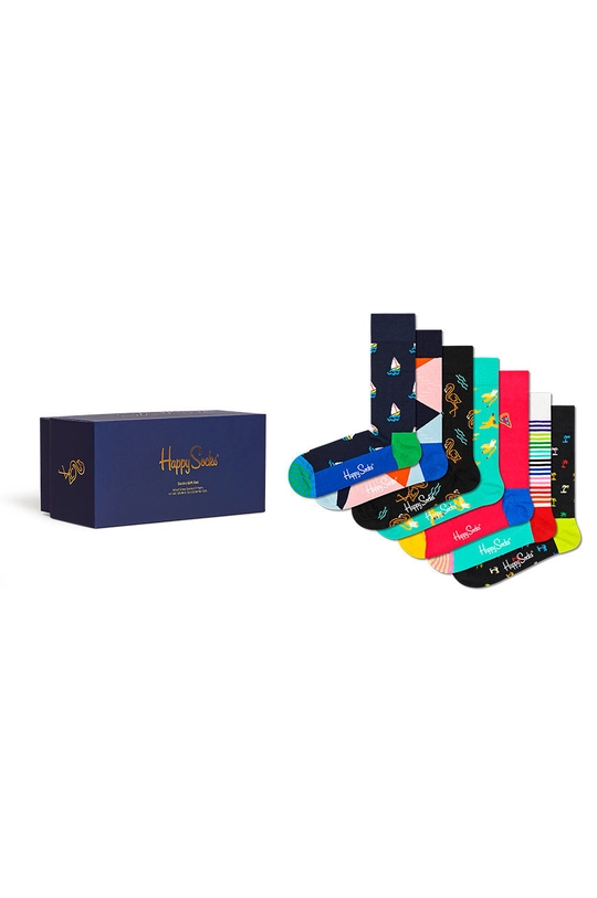 multicolor Happy Socks skarpetki 7 Days (7-pack) Damski