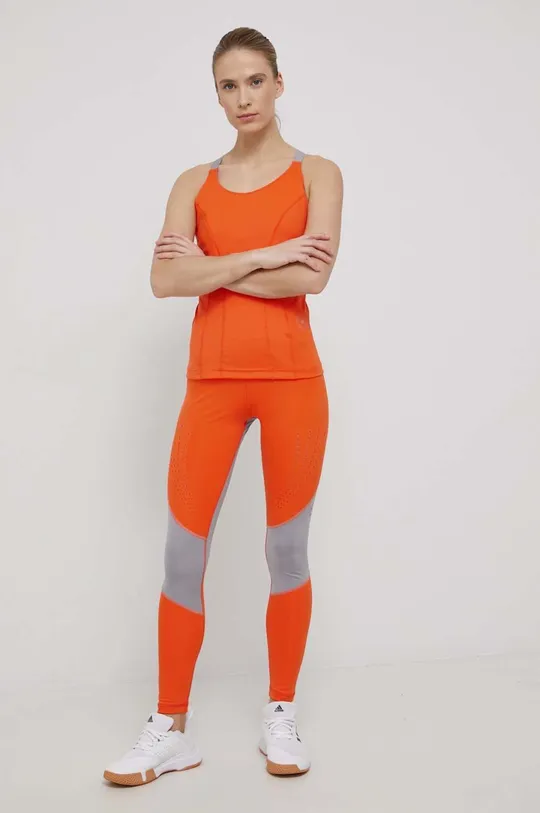 adidas by Stella McCartney legginsy treningowe HD9109 pomarańczowy