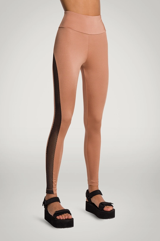 Wolford Legginsy beżowy