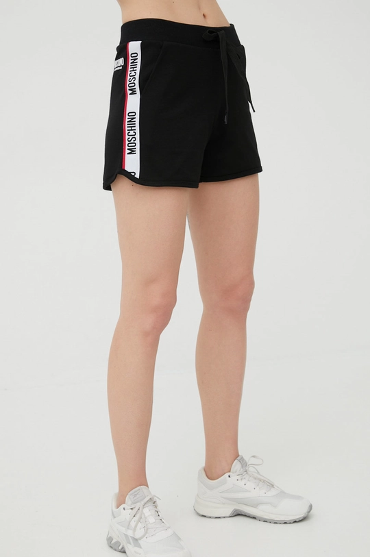 czarny Moschino Underwear szorty piżamowe Damski