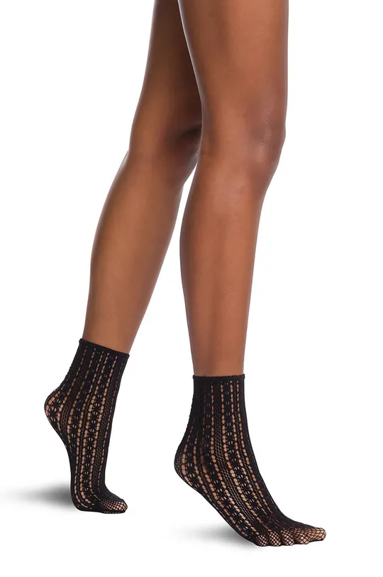 μαύρο Κάλτσες Wolford Crochet Net Γυναικεία