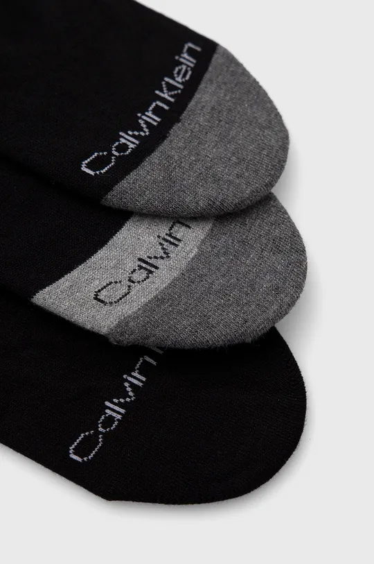 Calvin Klein skarpetki (3-pack) czarny