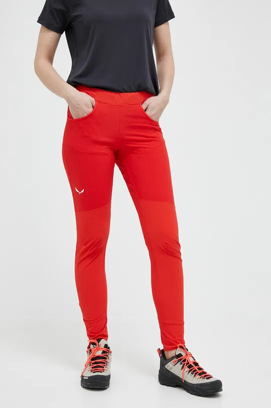 czerwony Salewa spodnie dresowe Damski