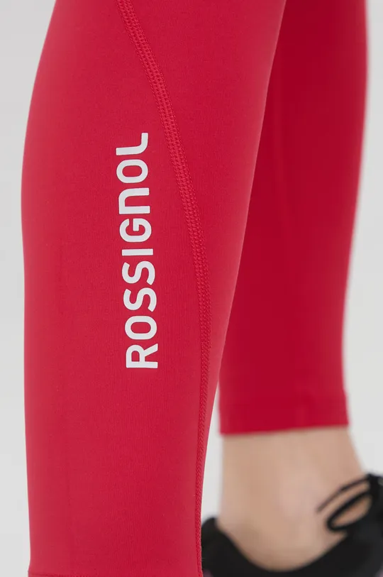 różowy Rossignol legginsy sportowe