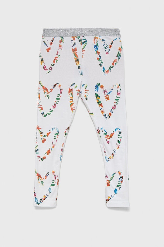 biały Desigual legginsy dziecięce 22SGKK05 Dziewczęcy