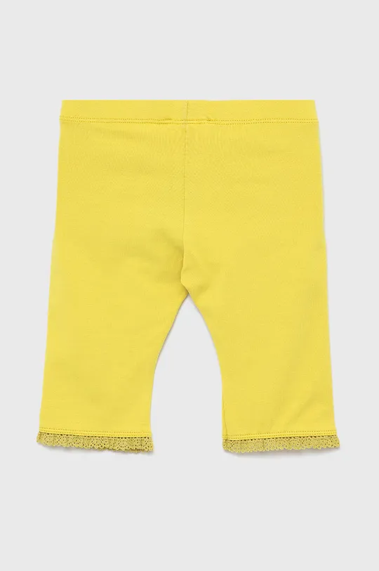 United Colors of Benetton legginsy dziecięce żółty
