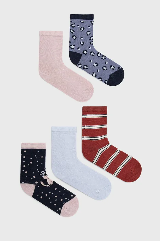 πολύχρωμο Παιδικές κάλτσες Name it (5-pack) Για κορίτσια