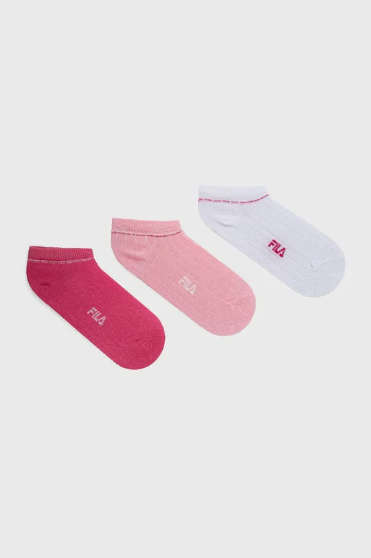 рожевий Шкарпетки Fila (3-pack) Для дівчаток