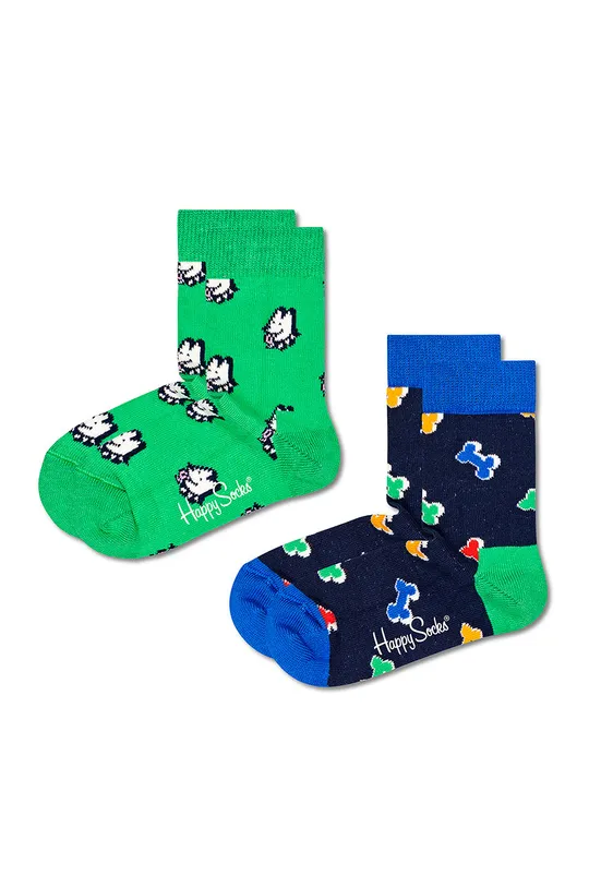 multicolor Happy Socks skarpetki dziecięce Dog & Dog Bone (2-pack) Dziecięcy