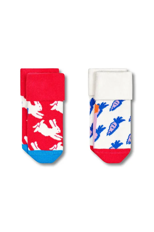 viacfarebná Detské ponožky Happy Socks (2-pak) Detský