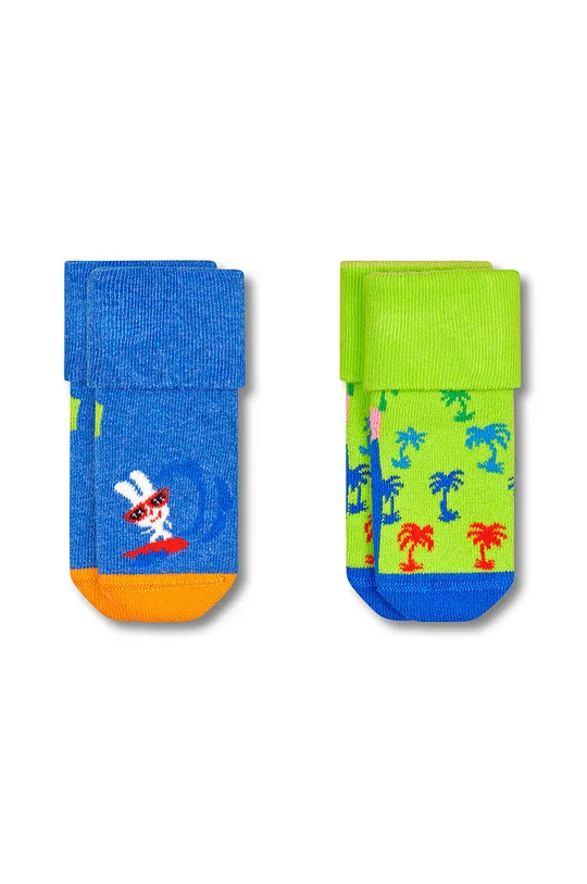 viacfarebná Detské ponožky Happy Socks (2-pak) Detský