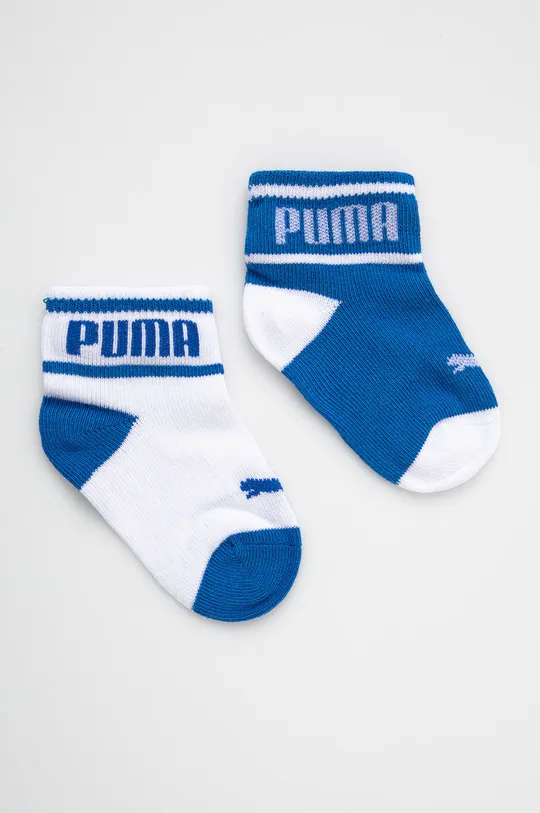 niebieski Puma skarpetki dziecięce (2-pack) 935479 Dziecięcy