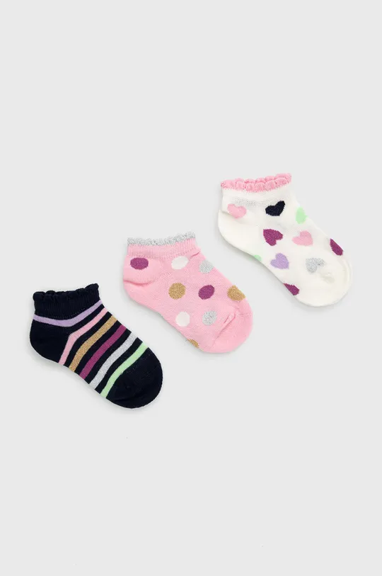 ružová Detské ponožky United Colors of Benetton (3-pak) Detský