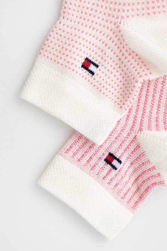 Tommy Hilfiger skarpetki dziecięce (2-pack) różowy