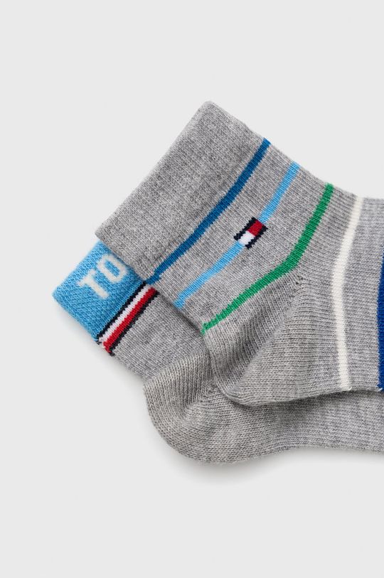 Dětské ponožky Tommy Hilfiger světle šedá