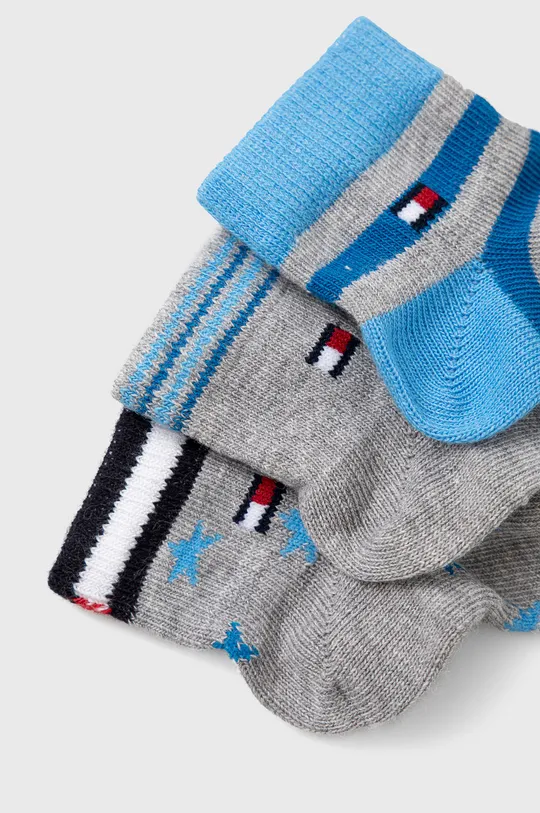 Tommy Hilfiger - Παιδικές κάλτσες (3-pack) μπλε