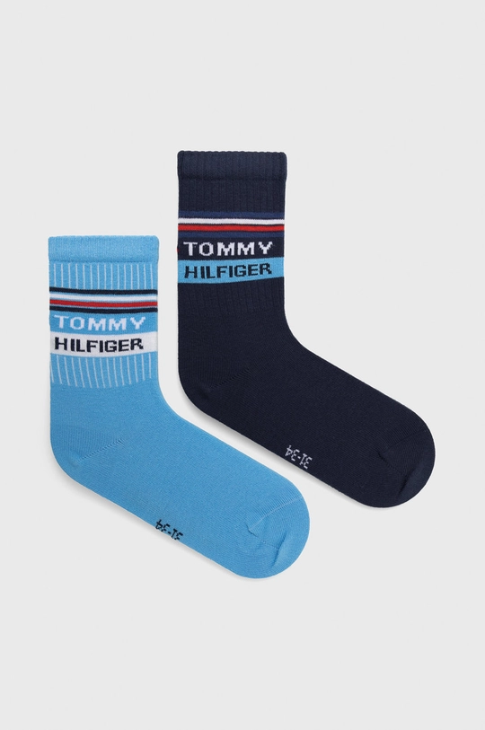 niebieski Tommy Hilfiger skarpetki dziecięce (2-pack) Dziecięcy