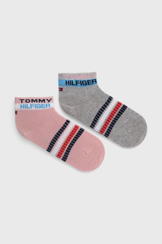 světle šedá Dětské ponožky Tommy Hilfiger Dětský