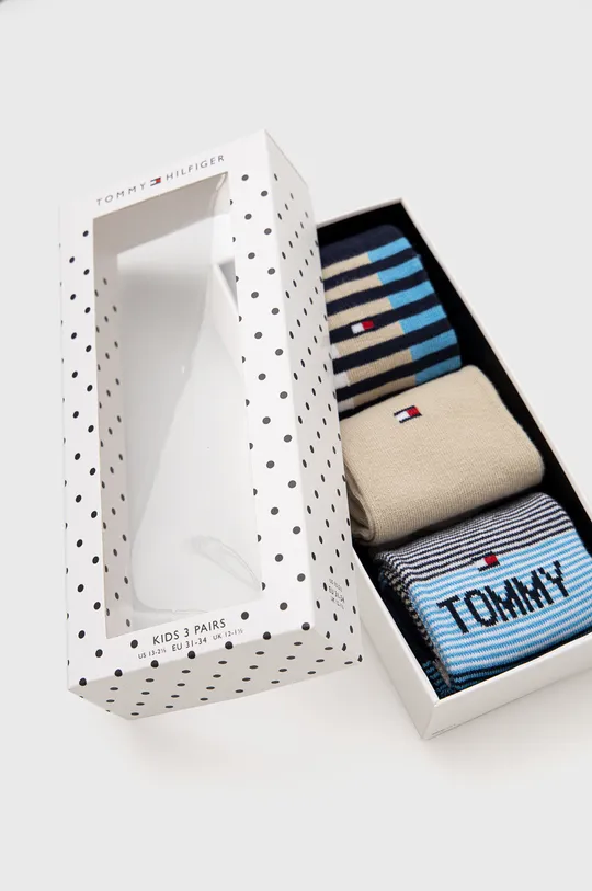 Tommy Hilfiger - Παιδικές κάλτσες (3-pack)  75% Βαμβάκι, 1% Σπαντέξ, 24% Πολυαμίδη