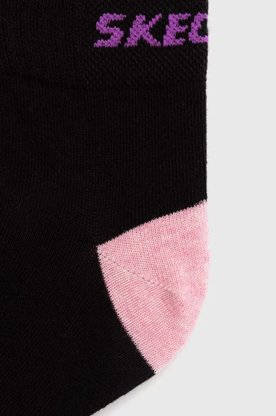 Дитячі шкарпетки Skechers 3-pack чорний