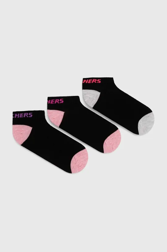 чорний Дитячі шкарпетки Skechers 3-pack Дитячий