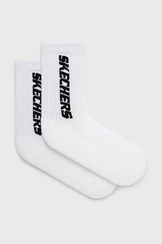 biały Skechers skarpetki dziecięce (2-pack) Dziecięcy