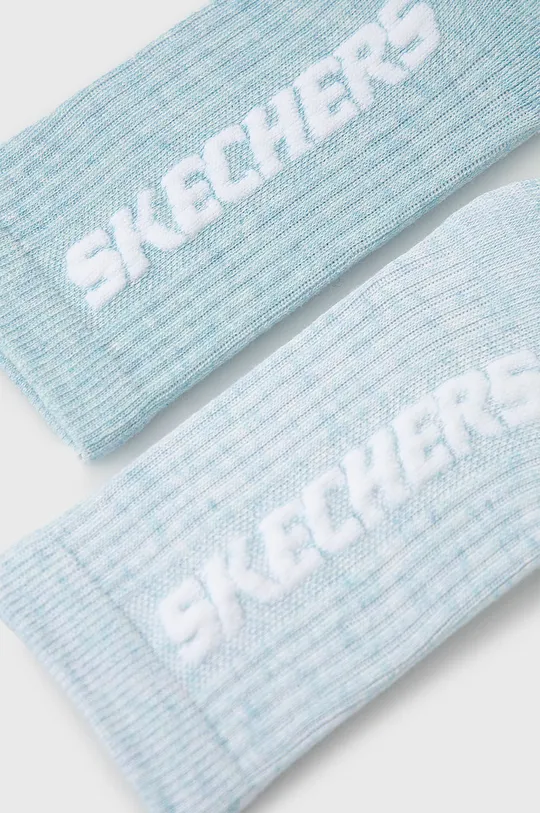 Skechers skarpetki dziecięce (2-pack) niebieski