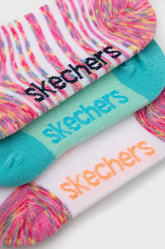 Skechers skarpetki dziecięce (6-pack) multicolor